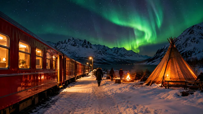 Narvik Northern Lights Arctic Train